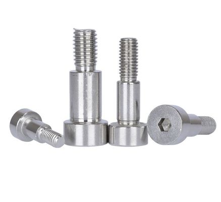 304 Edelstahl Hexagon Steckdose Kopf Schulterschraube mit inneren Hex positioniert Welle M2 M2.5 M3 M4 M5-M16 Schwarz