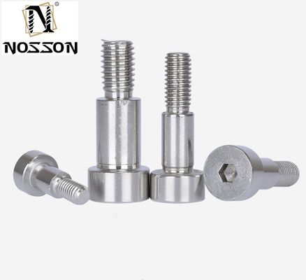 Maßgeschneiderte Größe Flachkopfstil Schulterschrauben SMSB6-15 mit Polieren INCH Messsystem und Edelstahl