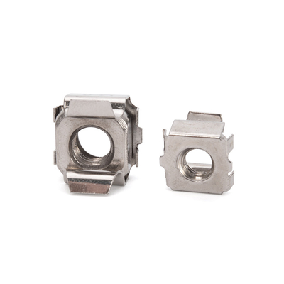 Metrisches Messsystem Edelstahl Quadrat M6 Käfigmutter Bolzen M10 M3 Clip mit DIN Standard und schwarze Oxid-Ausführung