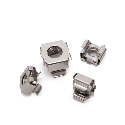 Metrisches Messsystem Edelstahl Quadrat M6 Käfigmutter Bolzen M10 M3 Clip mit DIN Standard und schwarze Oxid-Ausführung