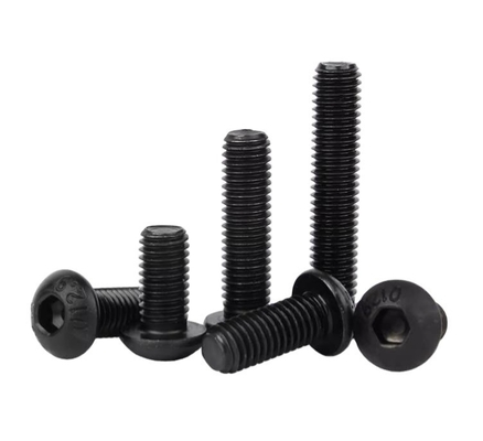 Schwarze Veredelung Design Beall Kohlenstoffstahl M3 M4 M12 Allen Schlüssel Pilzkopf Bolt Hex Steckdose Knopfkopf Schrauben für Industrie
