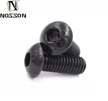 Schwarze Veredelung Design Beall Kohlenstoffstahl M3 M4 M12 Allen Schlüssel Pilzkopf Bolt Hex Steckdose Knopfkopf Schrauben für Industrie
