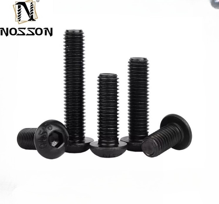 Schwarze Veredelung Design Beall Kohlenstoffstahl M3 M4 M12 Allen Schlüssel Pilzkopf Bolt Hex Steckdose Knopfkopf Schrauben für Industrie