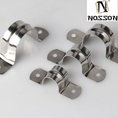 Musterbolzen-Klemm-Typ Schwerlastklemm für Zweilinien-Rundung in Edelstahl-Sattelrohr-Klemmen Metrisches Messsystem