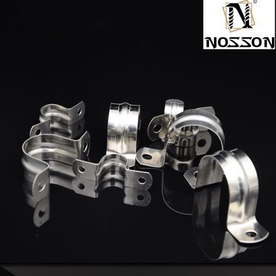 Musterbolzen-Klemm-Typ Schwerlastklemm für Zweilinien-Rundung in Edelstahl-Sattelrohr-Klemmen Metrisches Messsystem