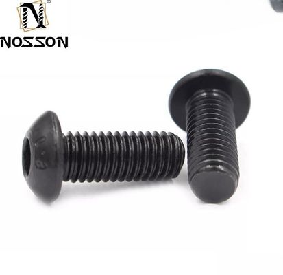 Strukturelle Anwendungen Schwarze Oberfläche Legierung Stahl Knopfkopf Hexantrieb Schrauben 12.9 mit Pan-Head-Design