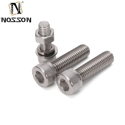 Metrischer Edelstahl A2 A4 304 316 Din 912 Allen-Schraube M1.6 M2 M2.5 M3 M4 M5 M6 M7 M8 M9 Hex-Steckkopf Innenhexagonalschrauben