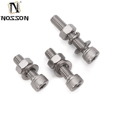 Metrischer Edelstahl A2 A4 304 316 Din 912 Allen-Schraube M1.6 M2 M2.5 M3 M4 M5 M6 M7 M8 M9 Hex-Steckkopf Innenhexagonalschrauben