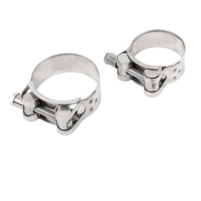 Kundenspezifische Unterstützung ZINC Finish CJan Hochdruck-SS304/SS316 Schlauchklemme mit starker Klemme und Metrischem Messsystem für Einzelboulen