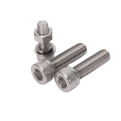 Edelstahlschrauben m1.6 m2 m2.5 m3 m4 m5 m6 m8 m10 m12 m14 m16 m20 mit Zink-Aluminium-Beschichtung