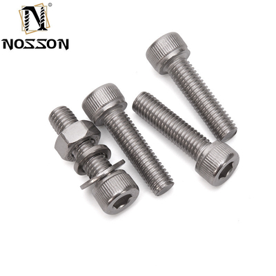 Edelstahlschrauben m1.6 m2 m2.5 m3 m4 m5 m6 m8 m10 m12 m14 m16 m20 mit Zink-Aluminium-Beschichtung