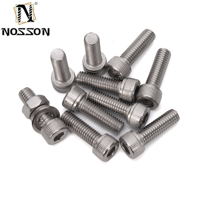 Edelstahlschrauben m1.6 m2 m2.5 m3 m4 m5 m6 m8 m10 m12 m14 m16 m20 mit Zink-Aluminium-Beschichtung