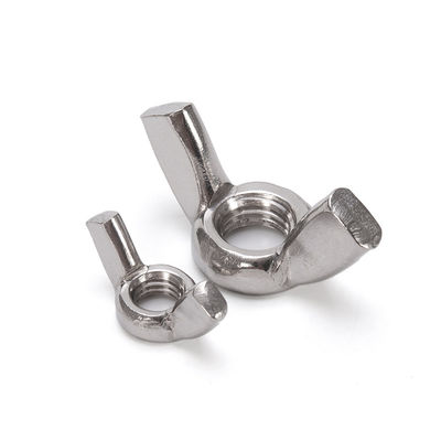 Metrische Wasseraufbereitung Edelstahl 304 M3 M4 M5 M6 M8 M10 M12 M16 Schmetterlingsflügelnüsse Schrauben und Nuss Din Zink Weiße Flügelnüsse