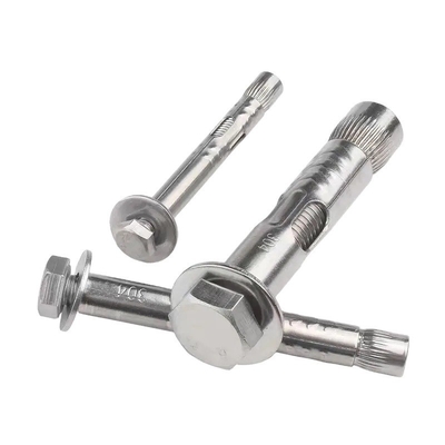1/2 Zoll Durchmesser Braun Edelstahl SS304 SS316 Keil Anker Schraube mit 700 Kapazität direkt verteilt