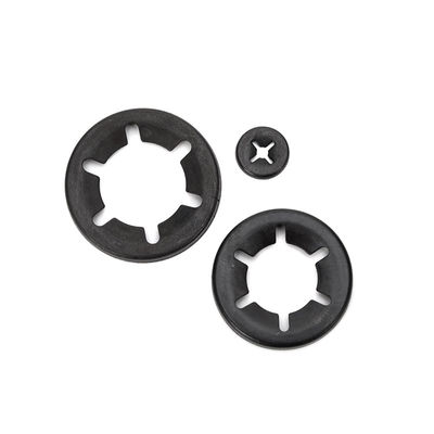 Stahl Schwarz Starlock Innere Zahnverschluss Waschmaschinen für den Bergbau und M3M4M5M6M8M10M12M14M16M18M20M22M24M27m30 Größen