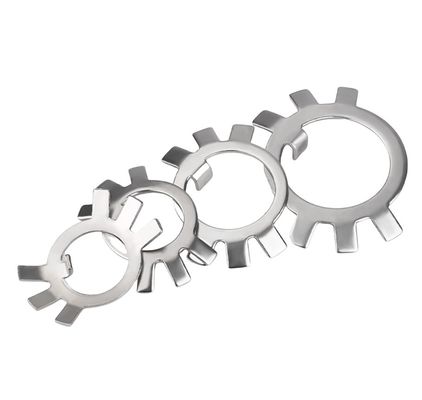 Einfache Veredelung aus Kohlenstoffstahl mit sechs Klauenwaschmaschinen mit acht Schlösser Anti-Locker-Schließplatte M6 M8 M10 M12M14 M16M18M20M22M24M27m30