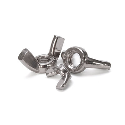 High Grade Hardware Fastener M4 M6 M8 Butterfly Nut Wing Nut JIS Standard Black Oxide Finish DIN315 Wasserbehandlung