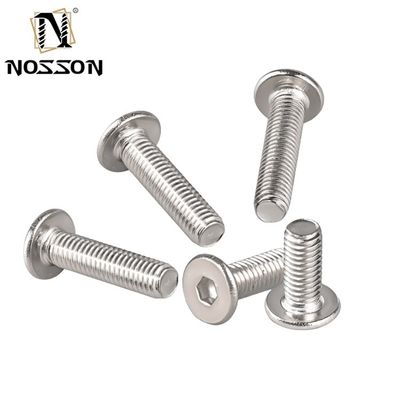Metrisches Messsystem M3 M4 M5 M6 M8 304 Edelstahl Hexagon Socket Bolt Ultra Low Head Cap Schrauben für Maschinen