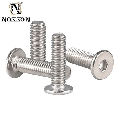 Metrisches Messsystem M3 M4 M5 M6 M8 304 Edelstahl Hexagon Socket Bolt Ultra Low Head Cap Schrauben für Maschinen