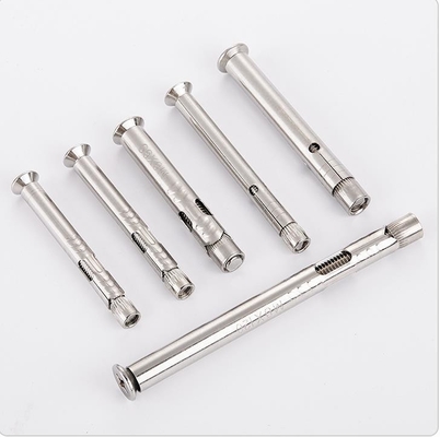 DIN-Standard 304 aus Edelstahl Countersunk Head Hex Socket Expansion Bolt Sleeve Anker für Fenster oder Türrahmen in Silber befestigt