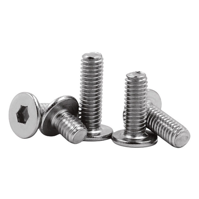 Industrieanwendungen M5 M6 M8 Edelstahl-Ultra-Dünnkopf-Hex-Steckschraube mit Zinkbeschichtung und DIN-Standard