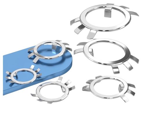 Stil Federverschluss Waschmaschine M10M12M14-M60 Edelstahl Kreislauf Stop Waschmaschine für die Erdöl- und Gasindustrie Sechs Klauen Schwarz Finish