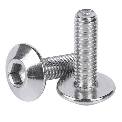 Metrische M6 *12 Regenschirmkopf Hex-Steckschraube mit Chrombeschichtung und INCH-Messsystem