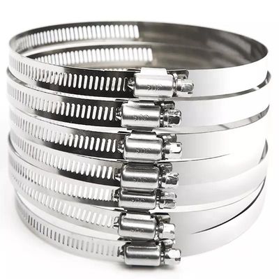 Bergbau Schwerindustrie Leistung Deutschland Typ Edelstahl Schlauchspange mit Wurmantrieb im metrischen Messsystem