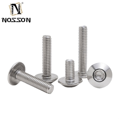 Metrische M6 *12 Regenschirmkopf Hex-Steckschraube mit Chrombeschichtung und INCH-Messsystem