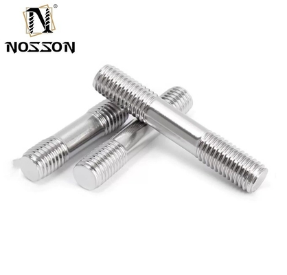DIN-Standard Zinkveredelung Doppelschraube Gießstab-Stift-Schraube für industrielle Anwendungen und M3 M4 M5 M6 M8 M10 M12 M16 M20