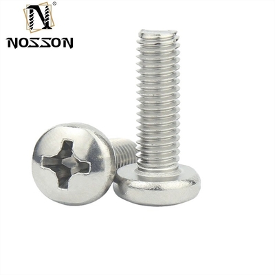 Edelstahl Metrik DIN 7985 Phillips Pan Head Schraube M2 M3 M4 M5 M6 M7 M8 M10 6-32 für industrielle Anwendungen