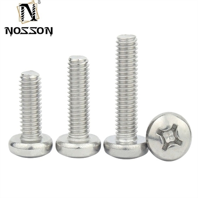 Edelstahl Metrik DIN 7985 Phillips Pan Head Schraube M2 M3 M4 M5 M6 M7 M8 M10 6-32 für industrielle Anwendungen