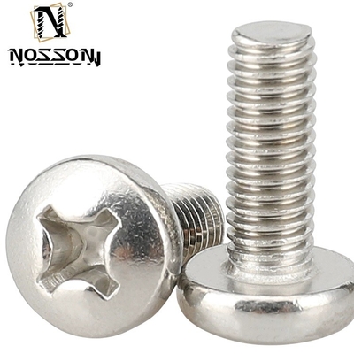 Edelstahl Metrik DIN 7985 Phillips Pan Head Schraube M2 M3 M4 M5 M6 M7 M8 M10 6-32 für industrielle Anwendungen