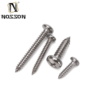 Edelstahl 304 Truss Pan Pilz Schirmkopf Kreuz Holz Selbstklemmen Schraube mit INCH Messsystem