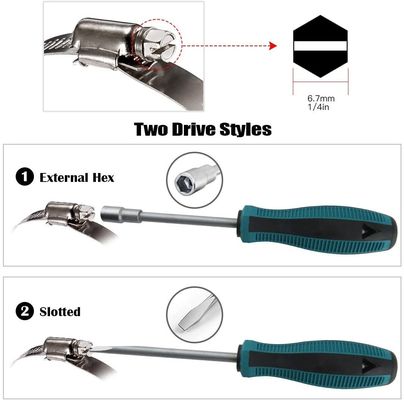angepasste 16-300mm Allzweck Schlauchklemmen für feste Schlauch und Rohr 3 Zoll 65-89mm Edelstahl 304