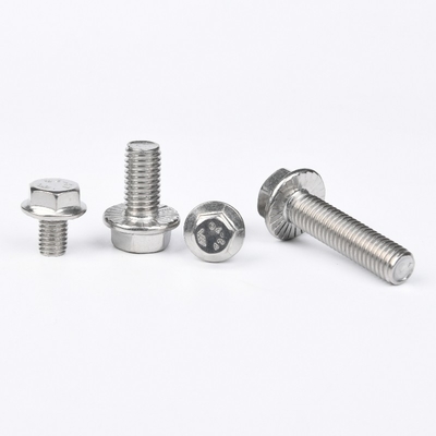 Schrauben aus Edelstahl ZINK Finish Super Duplex SAF2205 2507 A286 Phillips Antrieb Hexkopf Flanschschraubschraub DIN6921