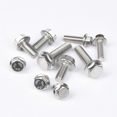 Schrauben aus Edelstahl ZINK Finish Super Duplex SAF2205 2507 A286 Phillips Antrieb Hexkopf Flanschschraubschraub DIN6921
