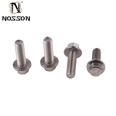 Schneide aus Kohlenstoffstahl Schwarzes Oxid Hex Flanschbolz Halbstrang DIN6921 Standard Edelstahl 4.8 8.8 10.9 12.9 mit ZINK-Ausführung