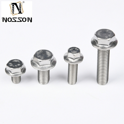 Schneide aus Kohlenstoffstahl Schwarzes Oxid Hex Flanschbolz Halbstrang DIN6921 Standard Edelstahl 4.8 8.8 10.9 12.9 mit ZINK-Ausführung
