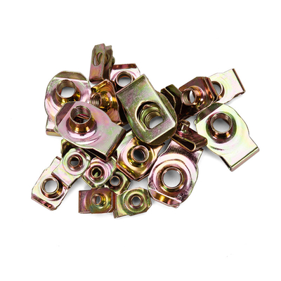 Messsystem Metrischer kundenspezifischer Edelstahl Q312 Typ B M4 M5 M6 M8 U Spring Clip Nut für Blattplatten Spring Nut