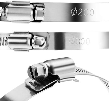 Metrisches Messsystem kundenspezifische Unterstützung Deutsch Edelstahl Schlauchspange und Kehlkopfklemme für die Schwerindustrie automatisch