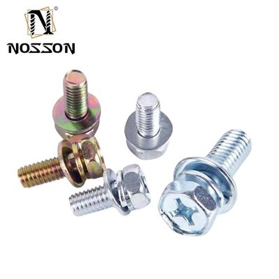 Kohlenstoffstahl zusammengebaute Schraubmaschine Metrisches Messsystem M1.6 M2 M2.5 M3 M4 M5 M6 M8 M10 M12 M14 M16 M20 GB-Standard