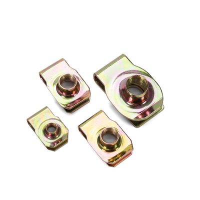 Schwarze Oxidveredelung U Clip Nut Galvanisierte Befestigungsstücke aus Edelstahl für industrielle Metrikmesssysteme M6 M4 M10