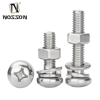 INCH-Messsystem Pan Head Cross Screw Zink M3 M4 M5 M6 mit 1,6-20mm Größen und Chrombeschichtung
