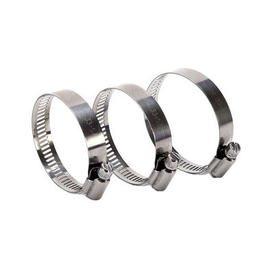 Metrische Schraube aus Edelstahl mit Universal-Wurm-Antriebsklemme für nicht standardisierte Rohre und Schläuche in Gesundheitsanwendungen