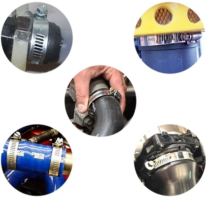 ZINK Finish Heavy Duty Clamp für feste Schläuche und Rohre Probe In Stock Dauerhafte Konstruktion Edelstahl Allzweck Wurm-Antrieb Klemmen