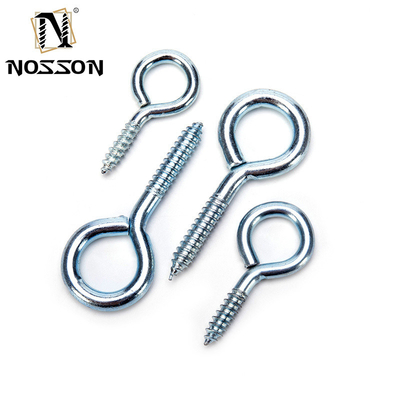 Maßgeschneiderte Größen M8 Augenschrauben Schwarze Oberfläche SS316 Lag Schlange Offene Augen Haken Pins Schrauben Langmetall Edelstahl Schweiß Schaf 45mm