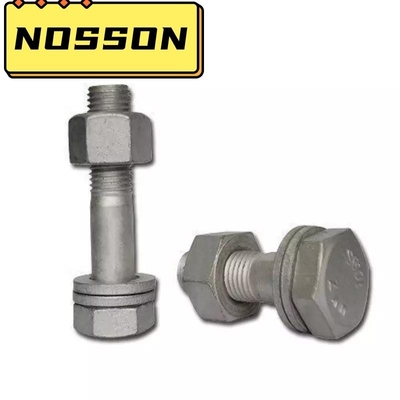 Metrisches Messsystem M6-M36 M10 Schwarze Hexbolz-Nusswaschmaschine DIN933 8.8 12.9 Blau gefärbt