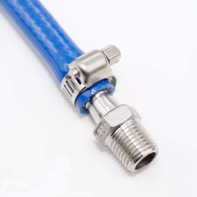 Instock Allzweck-Wurm-Antrieb Klemmen für feste Schlauch und Rohr Einstellbarer Bereich 118-140mm Metrisches Messsystem