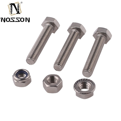 Edelstahl ANSI/ASME M8 Hexkopfschraube Grade 4.8/ 8.8/ 10.9/ 12.9 Halbschraube Schraube und Nuss Pernos Din 931 Zinkveredelung